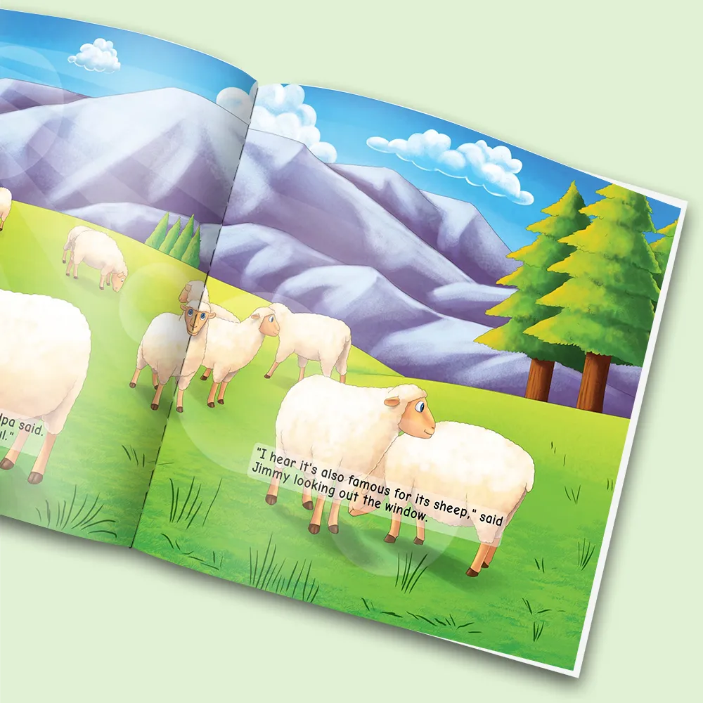 “Travels the World from the USA" Personalized Story Book - Image 5