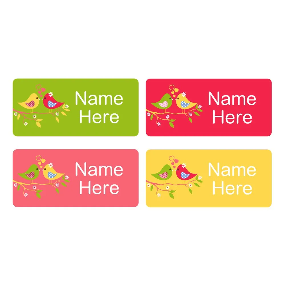 Two Birds Rectangle Name Labels - Image 7