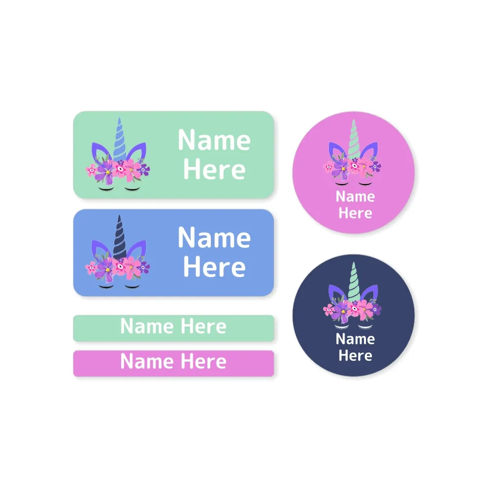 Unicorn Horn Mixed Name Label Pack - Image 6
