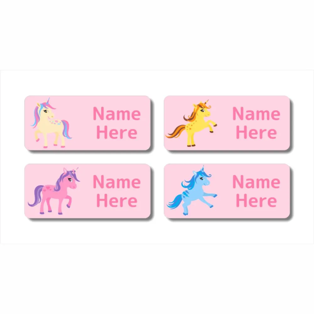 Unicorn Rectangle Name Labels