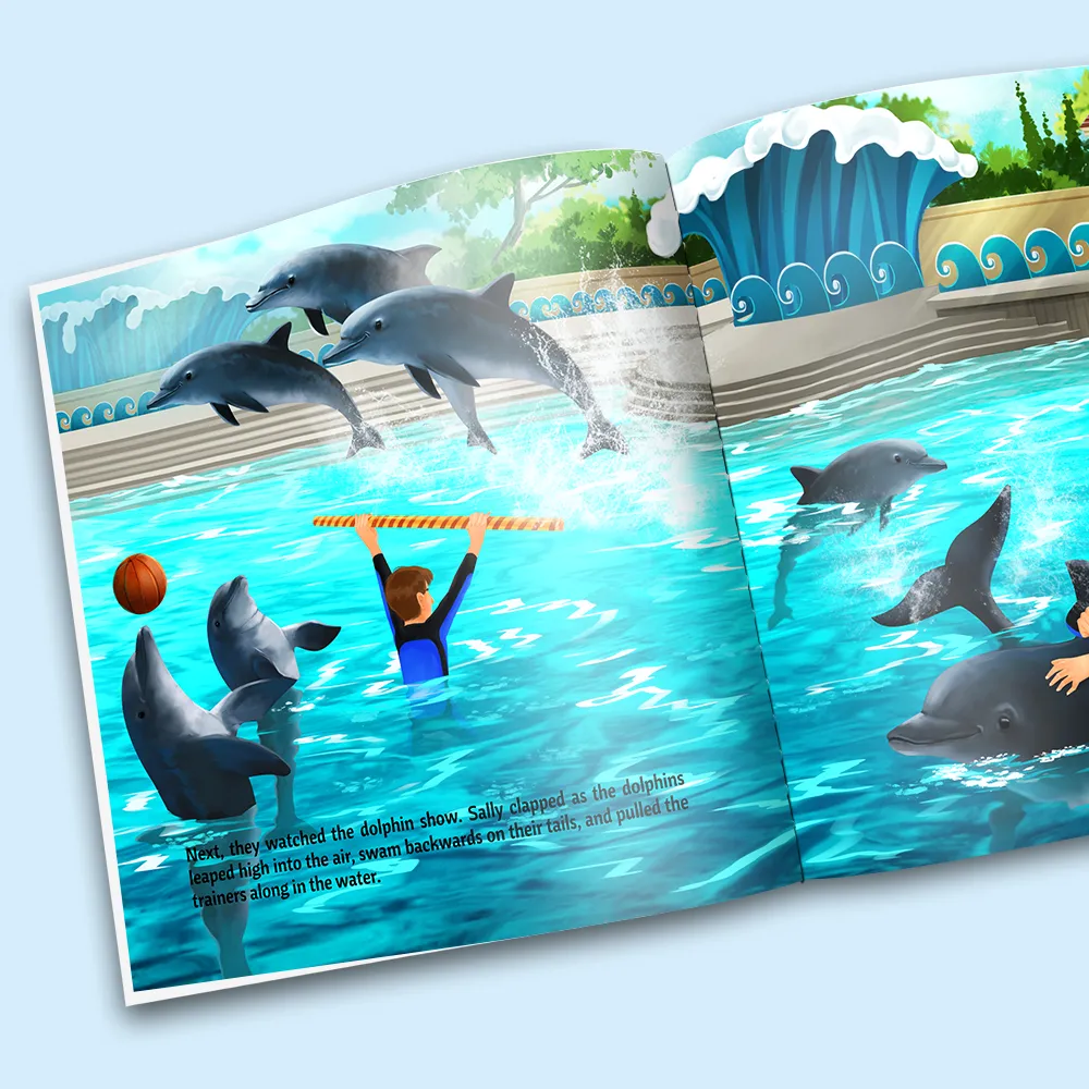 “Visits the Aquarium" Personalized Story Book - Image 3