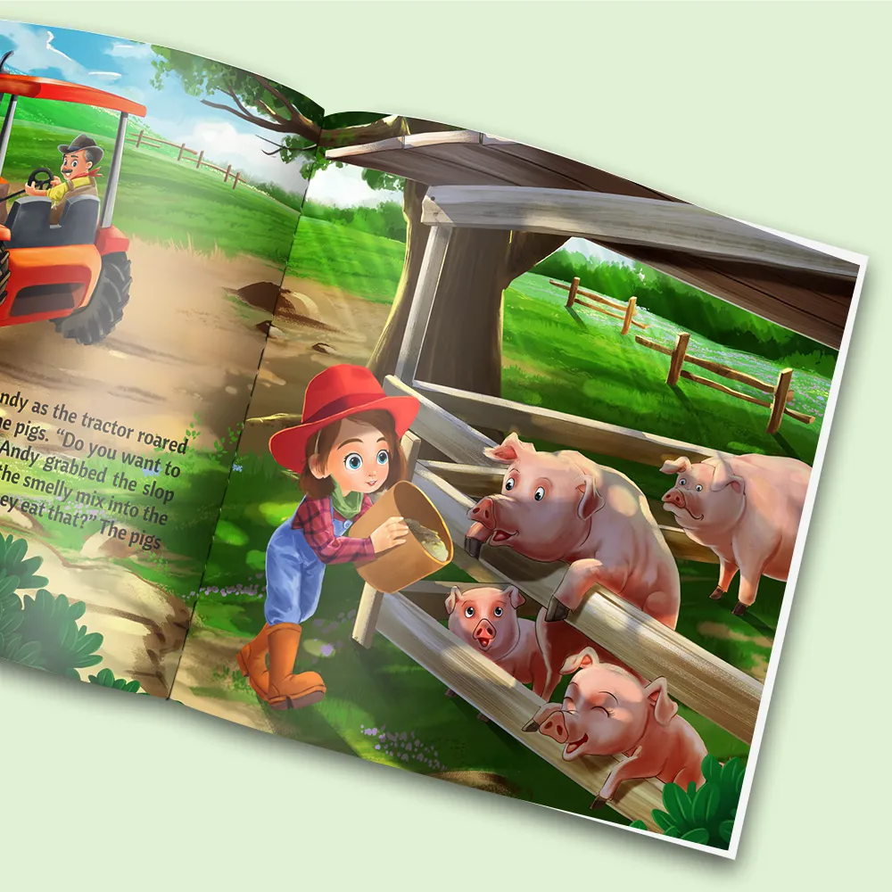 “Visits the Farm" Personalized Story Book - Image 5